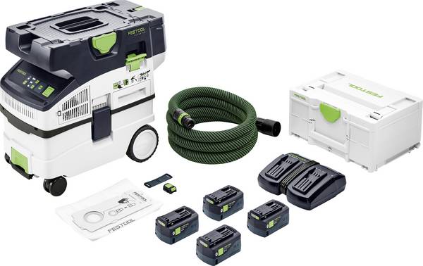 Festool CTMC MIDI I-Plus Mobilní vysavač Vč. akumulátoru, Vč. nabíječky