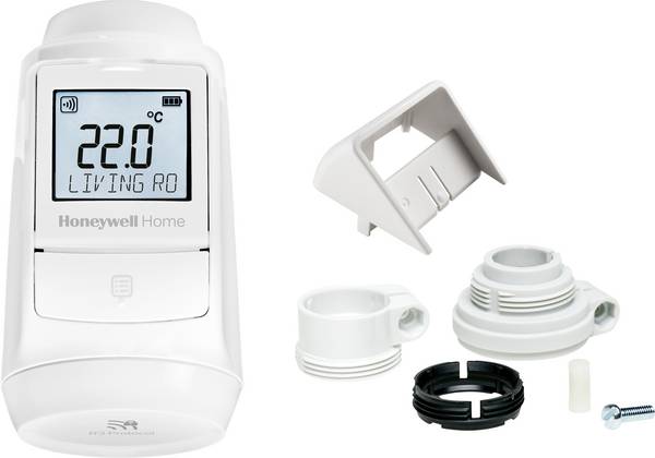 Honeywell Home Evohome termostatická hlavice, EVO-TRV, elektronický, 0 do 35 °C