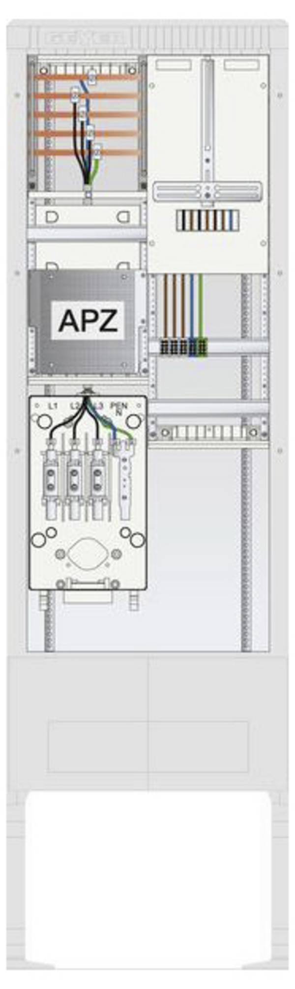 ABN  SZ205ZA1502  SZ205ZA1502  Venkovní rozvodnice s elektroměrem        Obsah 1 ks
