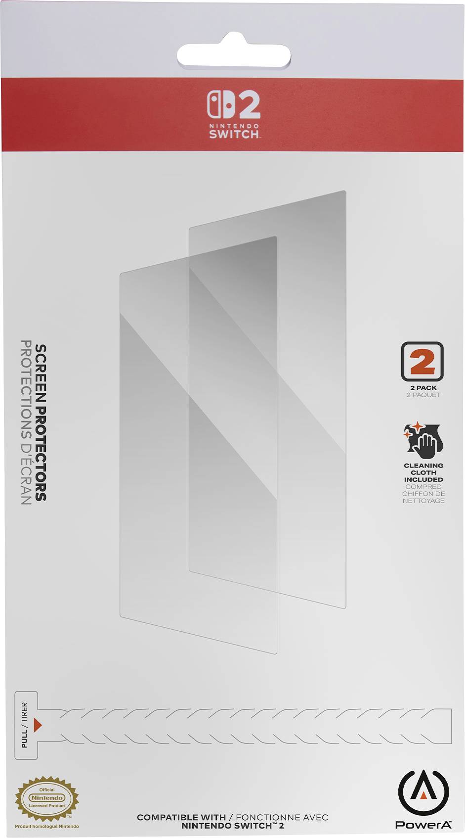 PowerA NSAC0530-01 ochranná fólie Nintendo Switch transparentní-0