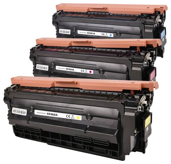 Renkforce Toner náhradní HP 201X, CF253XM kompatibilní kombinované balení azurová, purppurová, žlutá 2300 Seiten RF-Toner-HP201XDCMY RF-6922872