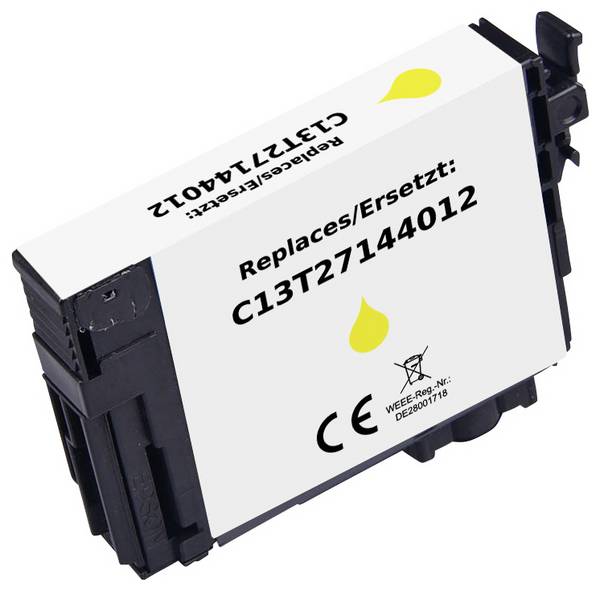 Renkforce Ink náhradní Epson T2714 27XL, C13T27144012 kompatibilní  žlutá RF-ET2713XLY RF-6922904