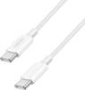 LogiLink Kabel USB-C USB 2.0 USB-C ® zástrčka 1 m bílá stíněný CU0341