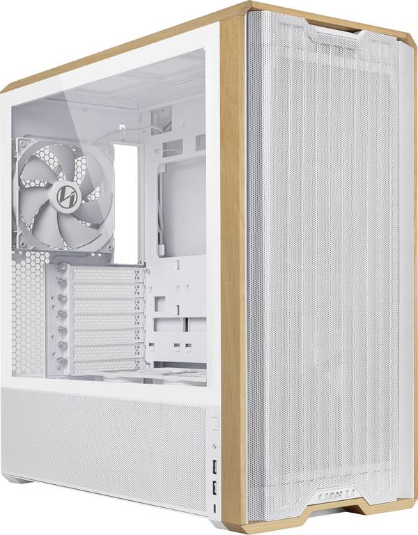 Lian Li Lancool 217 midi tower pouzdro, PC skříň, herní pouzdro  bílá