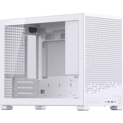 Corsair Crystal Series 280X, kompaktní bílá mikroATX počítačová skříň s průhlednými panely, předními USB porty a propracovaným designem.