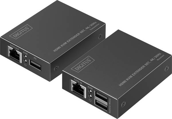 Digitus DS-55357 HDMI™, HDMI® vstup, USB, USB-A, USB 1.1, RJ45  HDMI extender přes síťový kabel RJ45 40 m