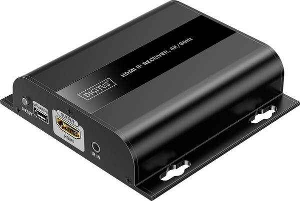 Digitus DS-55352 HDMI™, HDMI® vstup, USB, USB-A, USB 1.1, RJ45 , microUSB HDMI přijímač přes síťový kabel RJ45 200 m