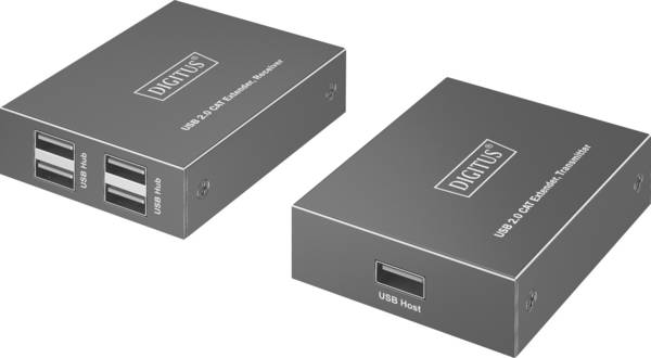 Digitus DA-73120 USB-A, USB 2.0, RJ45  USB extender přes síťový kabel RJ45 150 m