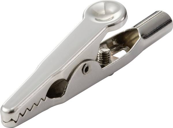 TRU COMPONENTS MSK-10 krokosvorka niklová Upínací rozsah max.: 7.9 mm Délka: 50 mm 1 ks Bulk