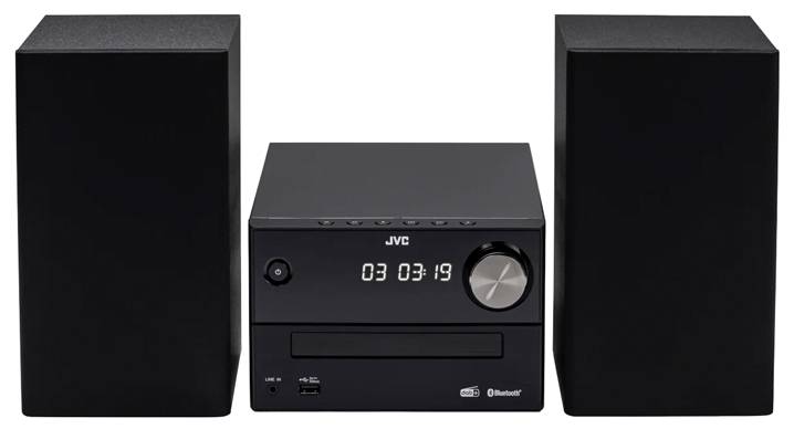 JVC UX-C25DAB stereo systém DAB+, Bluetooth, CD, USB, černá-1