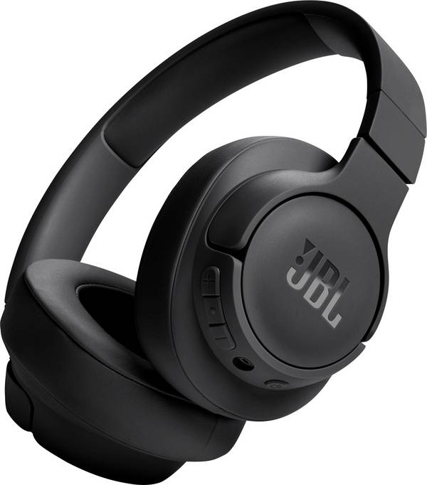 JBL Tune 720BT  sluchátka uzavřená (Over Ear) Bez kabelu, Bluetooth®, kabelová stereo černá  regulace hlasitosti, Vypnutí zvuku mikrofonu Hi-Fi