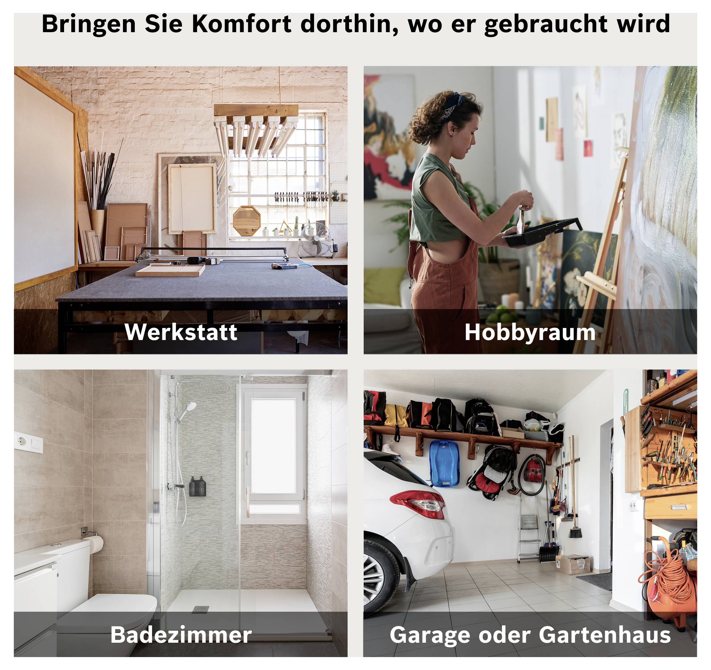 Bosch Home Comfort 7738345647 konvektor, HC4000-25, 2500 W, bílá-5