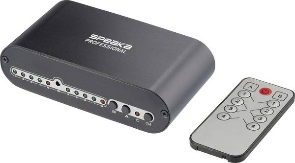 SpeaKa Professional SP-SW-200  Toslink přepínač s hliníkovým krytem