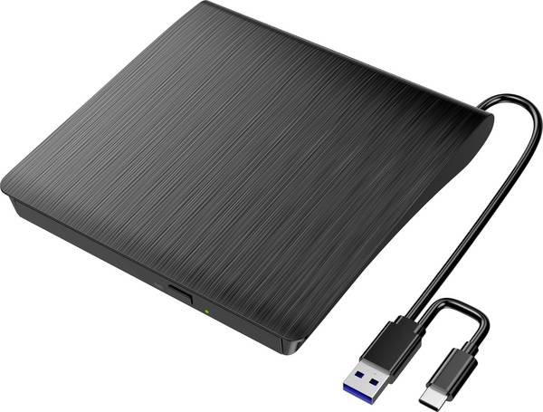 Xlyne  externí DVD vypalovačka  USB-A, USB-C®, USB 2.0 černá