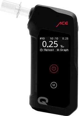 ACE  alkohol tester černá 0.00 do 5.00 ‰