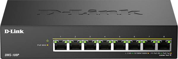 D-Link DMS-108P/E DMS-108P/E síťový switch RJ45   funkce PoE