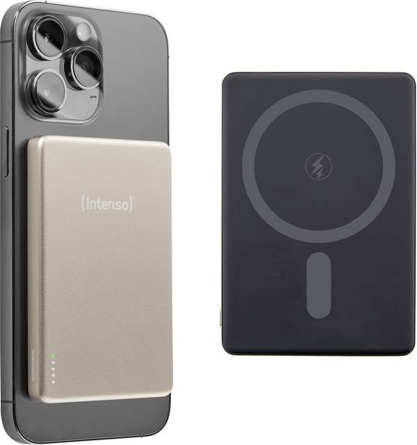 Intenso Intenso Power Bank MW5000 champagne powerbanka Li-Pol, 5000 mAh, Dodávka energie, USB-C®, champagne