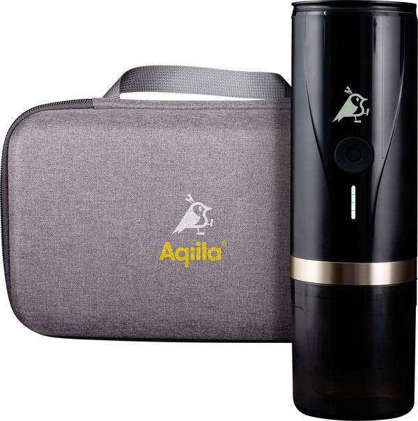 Aqiila Coffeebird Portable espresso machine kávovar černá  připraví šálků najednou=5 pro cestování / přenosné
