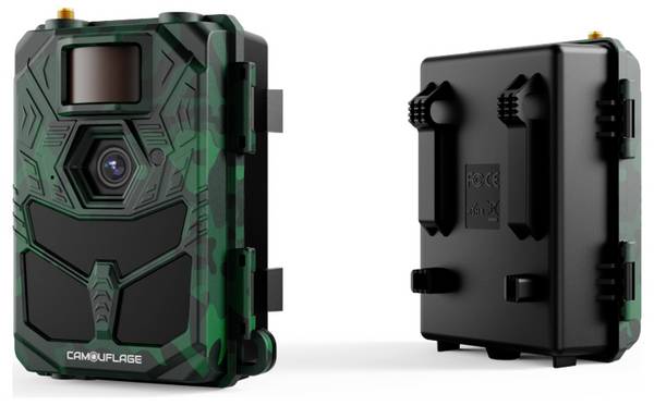 Camouflage EZ4G-PRO Fotopast 24 Megapixel přenos obrazu 4G, dálkové ovládání maskáčová