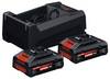 Bosch Professional 1600A0373J 2x EXBA18V-40 + GAL 12V/18V-80 akumulátor do nářadí a nabíječka 18 V 4 Ah Li-Ion
