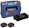 Bosch Professional 1600A0373X 2x EXBA18V-80 + EXAL18V2-320 akumulátor do nářadí a nabíječka 18 V 8 Ah Li-Ion