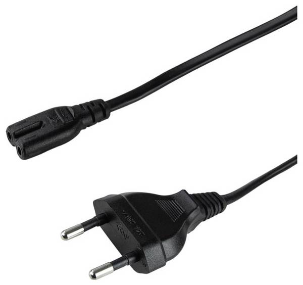 LogiLink CP192 napájecí síťový kabel  černá 1.00 m