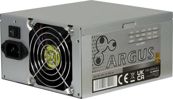 Inter-Tech Argus PSU PC síťový zdroj  600 W ATX 80 PLUS® Gold