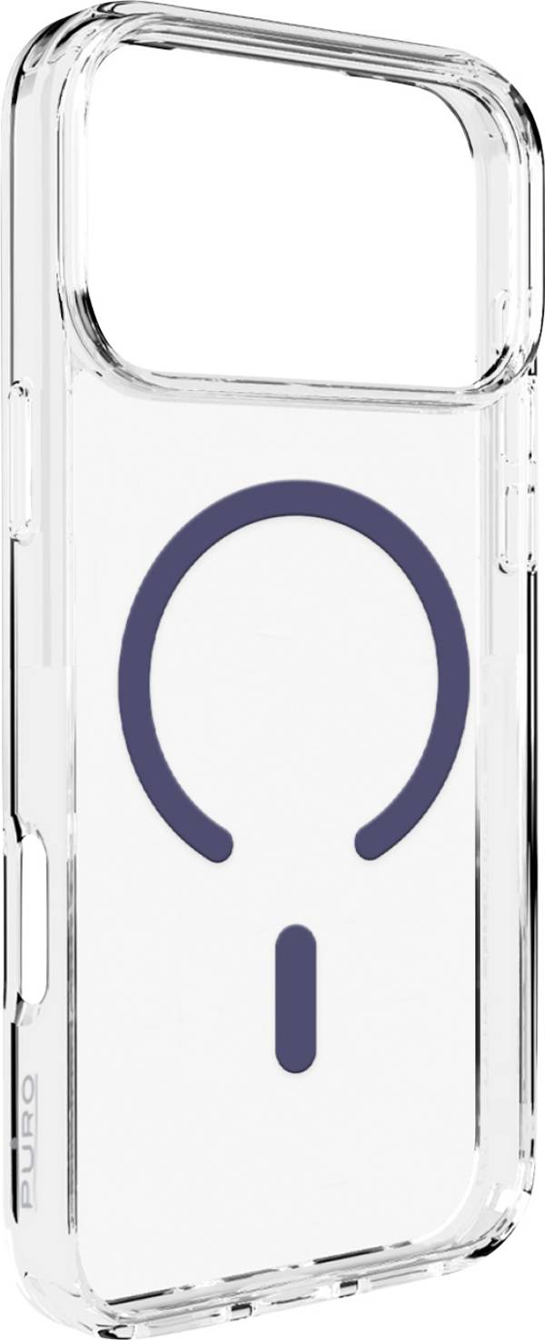 Puro  Cover Apple iPhone 17 Pro transparentní, modrá Kompatibilní s MagSafe PUIPC17P63LITEMDKBL