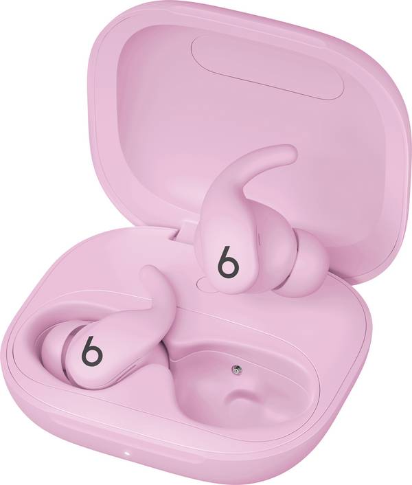 Beats Powerbeats Fit  špuntová sluchátka (In Ear) Bluetooth®  silná růžová  Potlačení hluku Nabíjecí pouzdro sportovní