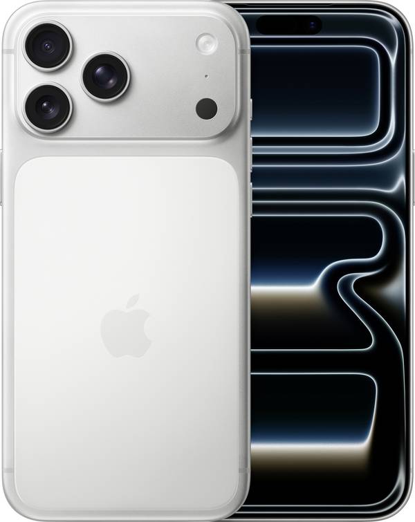 Apple iPhone 17 Pro Max iPhone 512 GB, 17.5 cm (6.9 palec), stříbrná, iOS 26, dual SIM