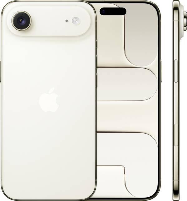 Apple iPhone Air iPhone 512 GB, 16.5 cm (6.5 palec), Zářivá zlatá, iOS 26, dual SIM