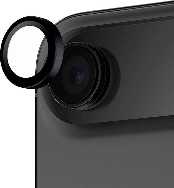 PanzerGlass PANZERGLASS - Hoops black Camera Lens Protector iPhone 17 Air Ochranné sklo kamery Apple Apple iPhone Air 1 ks odolné vůči poškrábání PG32259