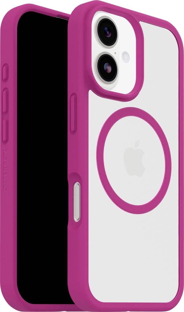 Otterbox  Case Apple iPhone 17 transparentní, růžová Handy Flip Case, s magnetickým modulem, Kompatibilní s MagSafe, odolné vůči nárazům 77-98594