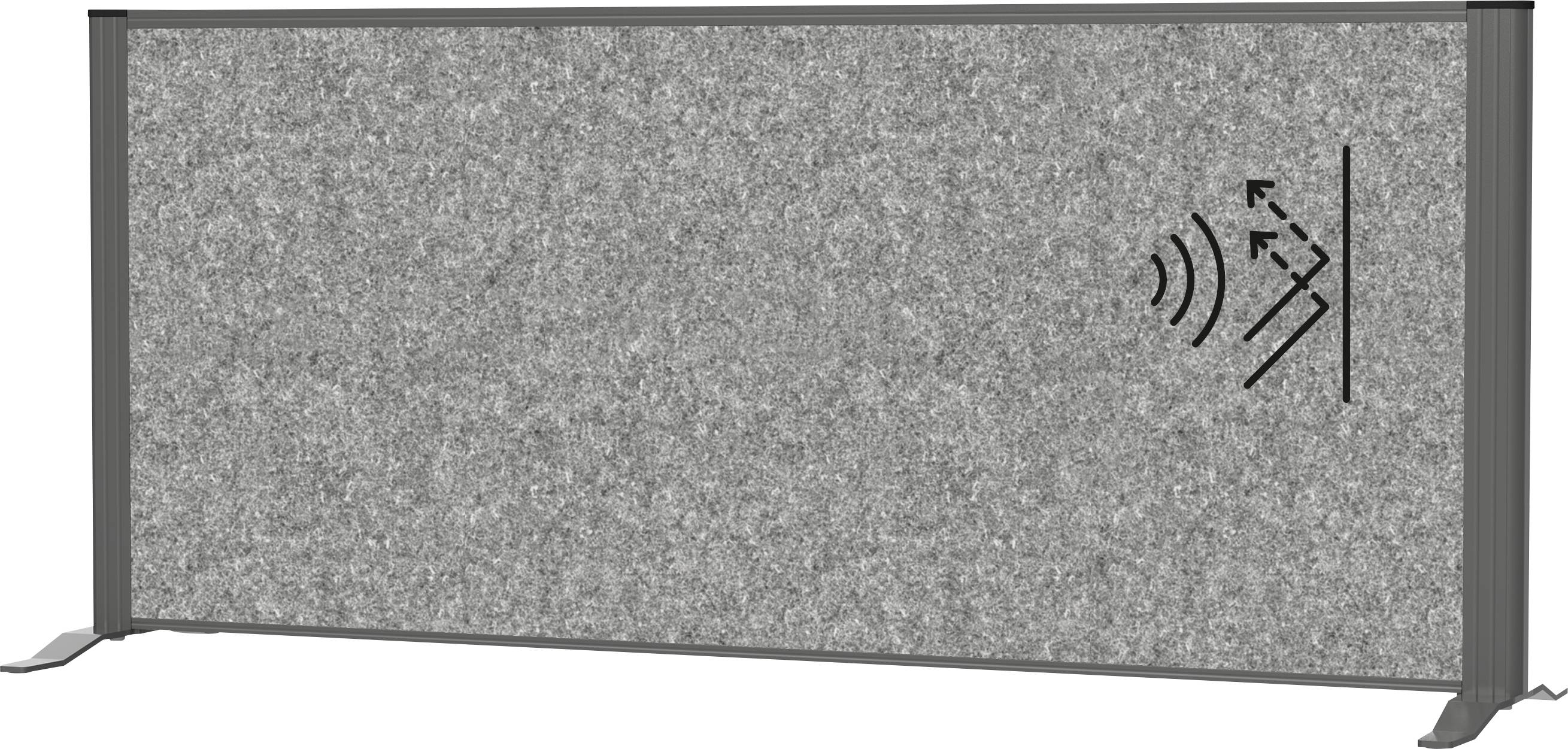 Maul oddělovací příčka pro členění prostoru MAULconnecto (š x v) 120 cm x 52.75 cm fleece tmavě šedá , antracitová 98512-0