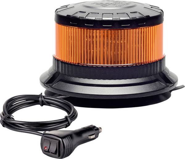 Berger & Schröter maják  SM828-HH 12 V přes napájecí zdroj do zásuvky pevná montáž, magnetický senzor oranžová