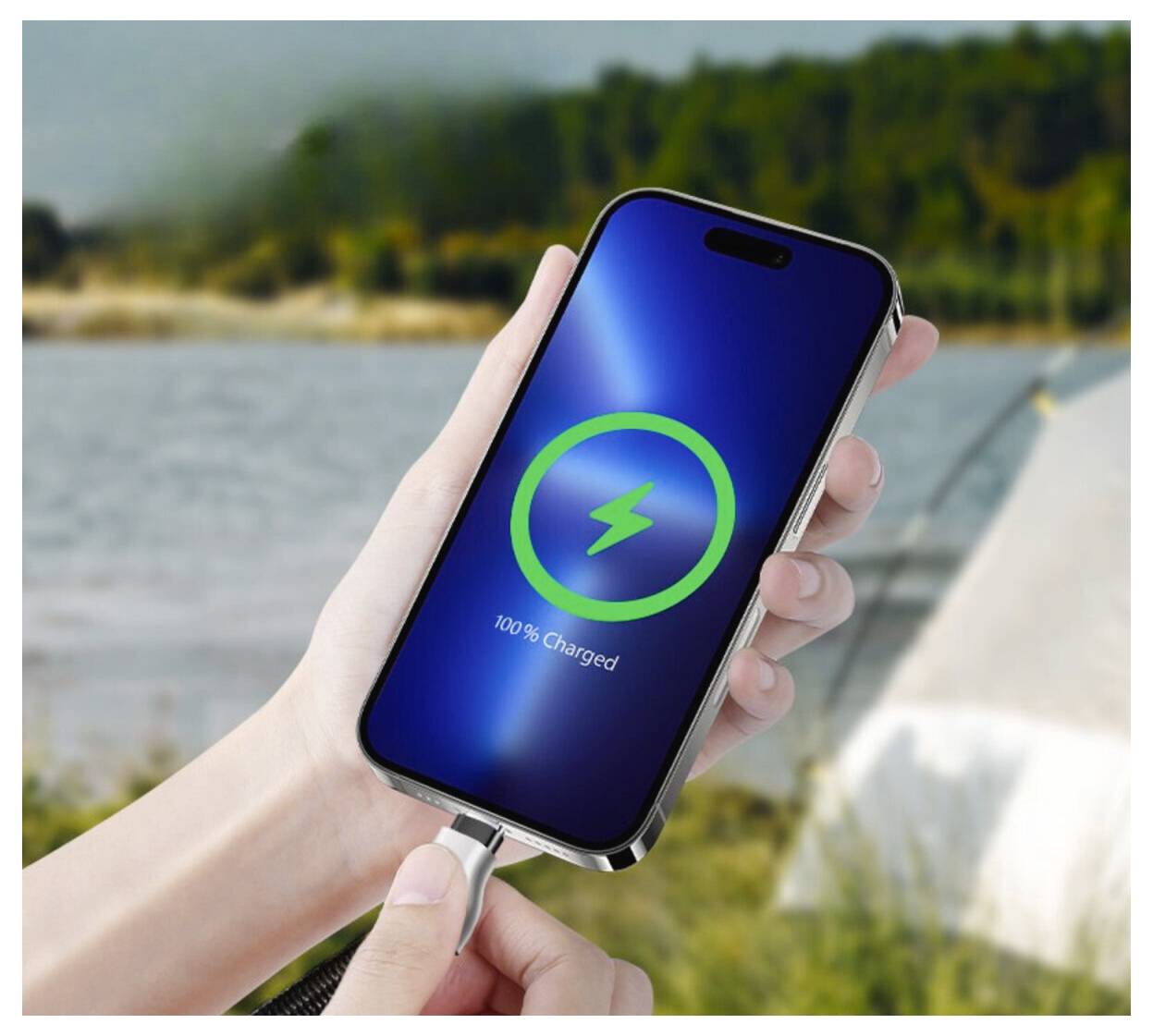 4Smarts USB-C® Bezpečnostní pás černá-8