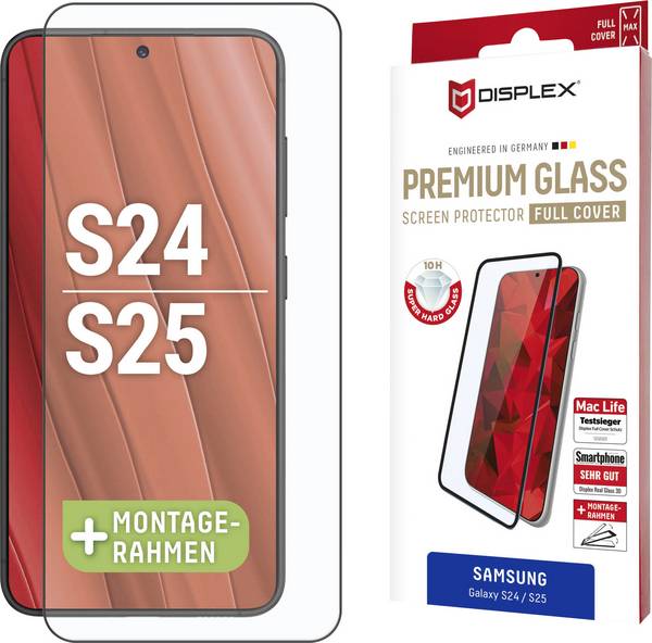 DISPLEX  ochranné sklo na displej smartphonu Samsung Galaxy S25 1 ks Chránící proti otiskům prstů 01897