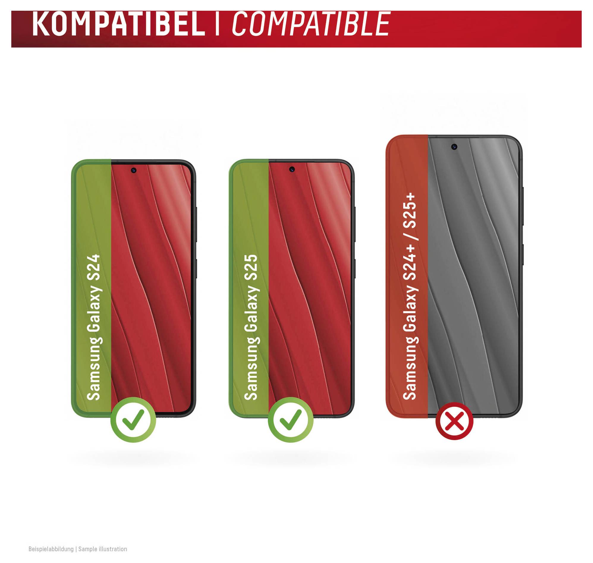 DISPLEX ochranné sklo na displej smartphonu Samsung Galaxy S25 1 ks Chránící proti otiskům prstů 01897-1