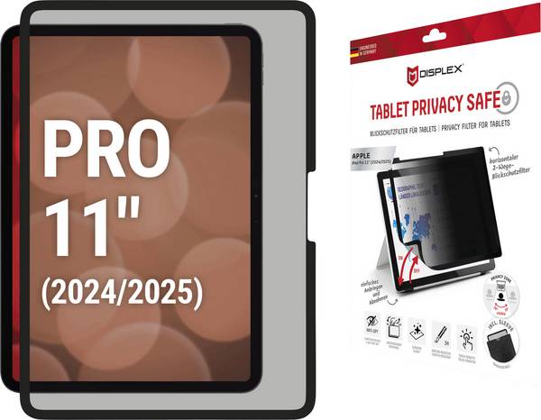 DISPLEX ochranné sklo na displej s ochranou soukromí Apple iPad Pro, 11. generace 1 ks 01984