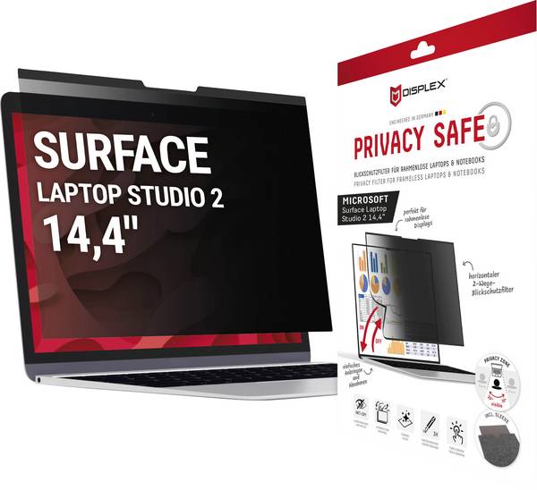 DISPLEX E.V.I. - DISPLEX Privacy Safe MS Surface ochranné sklo na displej s ochranou soukromí Microsoft Studiové notebook Surface Studio 2 14,4" 1 ks  02099