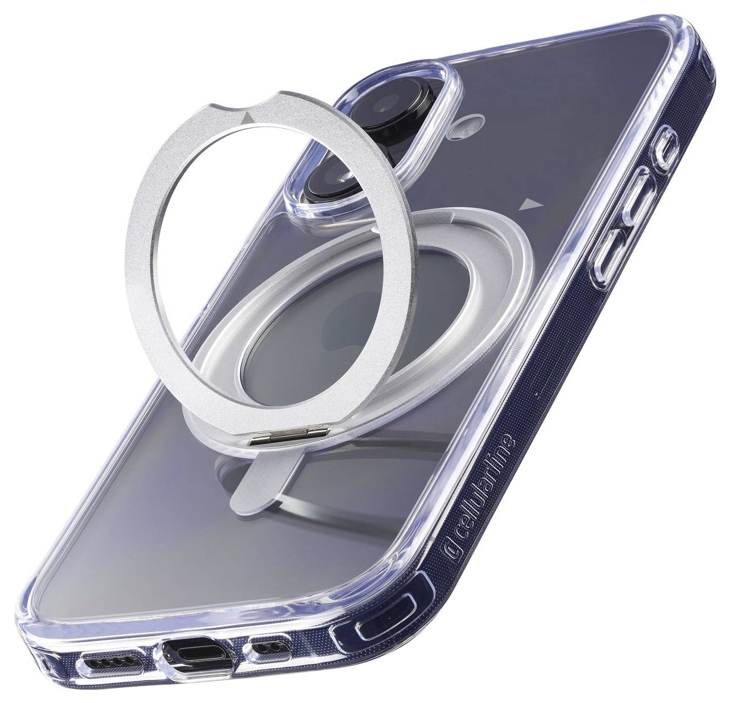 Cellularline zadní kryt na mobil Apple iPhone 16 transparentní 1552552, Kompatibilní s MagSafe MAGADAPTERW-1