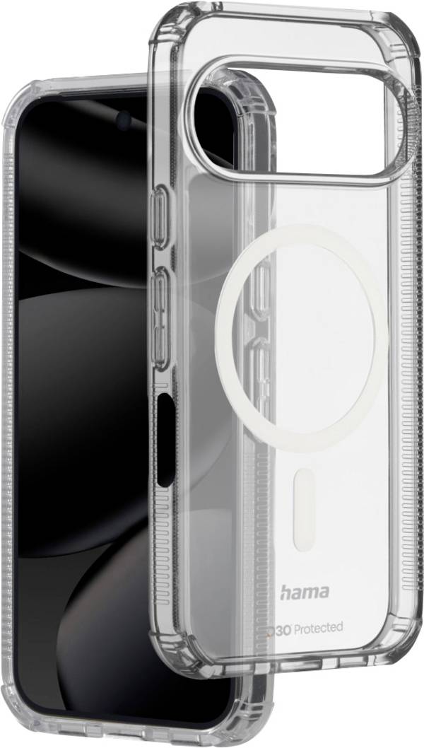 Hama  Cover Google Pixel 10, Pixel 10 Pro transparentní odolné vůči nárazům 00019810