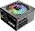 Napájecí zdroj Thermaltake Sermanium Pro 850W RGB. Mezi funkce patří RGB osvětlení, různé porty a certifikace 80 Plus Gold.