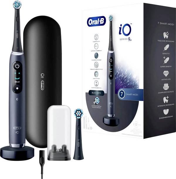 Oral-B Braun Oral-B iO Series 9N Black Onyx JAS elektrický kartáček na zuby, sonický, černá, 408666