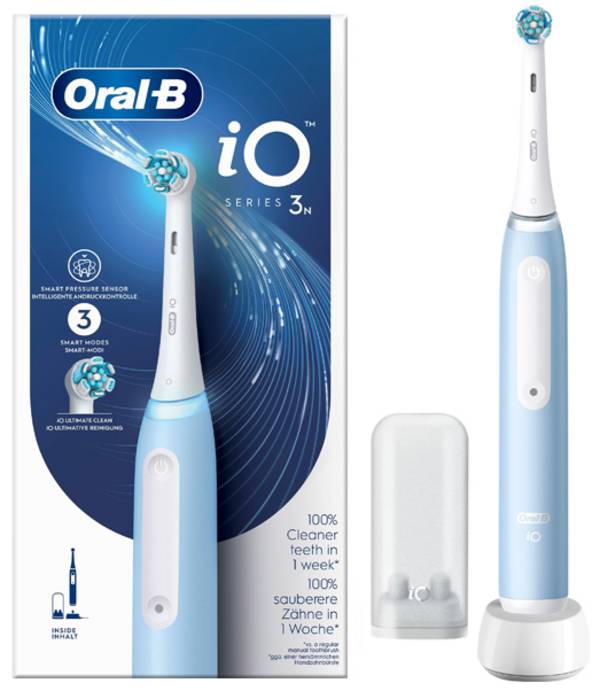 Oral-B Braun Oral-B iO Series 3n Ice Blue Elekt elektrický kartáček na zuby, světle modrá, bílá, 8006540730850