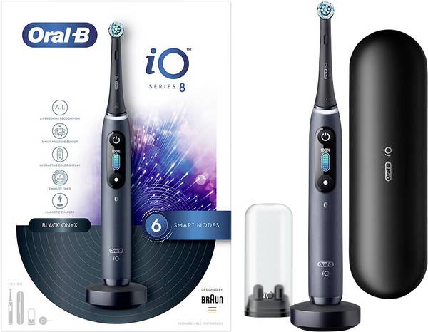Oral-B Braun Oral-B iO Series 8 Limited Edition elektrický kartáček na zuby, černá, 4210201363095