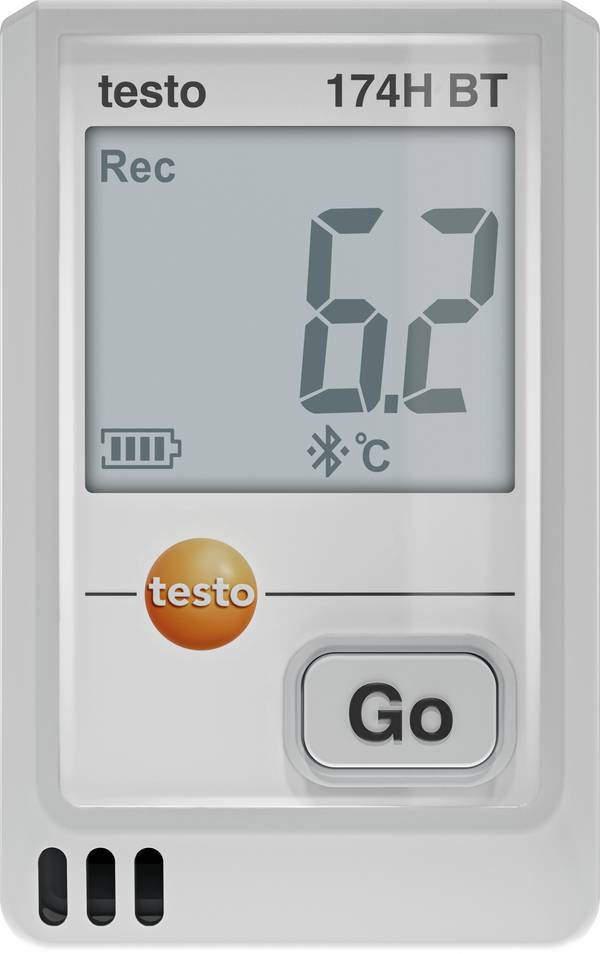 testo 174 H  BT teplotní datalogger, datalogger vzdušné vlhkosti teplota, vlhkost vzduchu -20 do +70 °C 0 do 100 % rF
