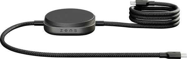 ZENS bezdrátová indukční nabíječka 15 W ZECC05B ZECC05B/00  Výstup Qi standard, Apple MagSafe, USB-C® černá