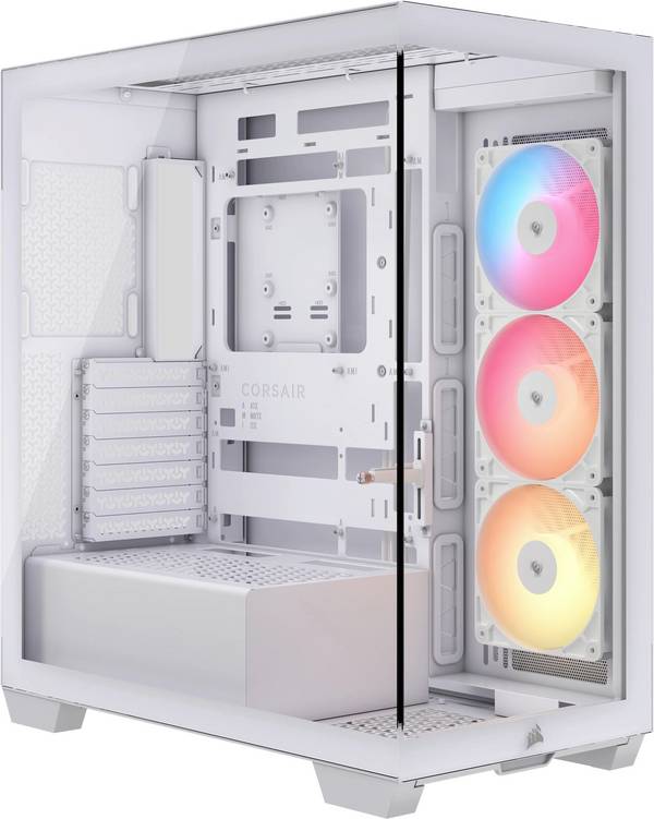 Corsair Geh Midi 3500X RSR ARGB midi tower PC skříň, herní pouzdro  bílá