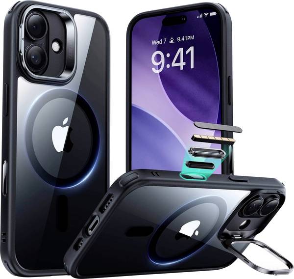 ESR  Case Apple iPhone 17 černá, transparentní Kompatibilní s MagSafe 1A86500301